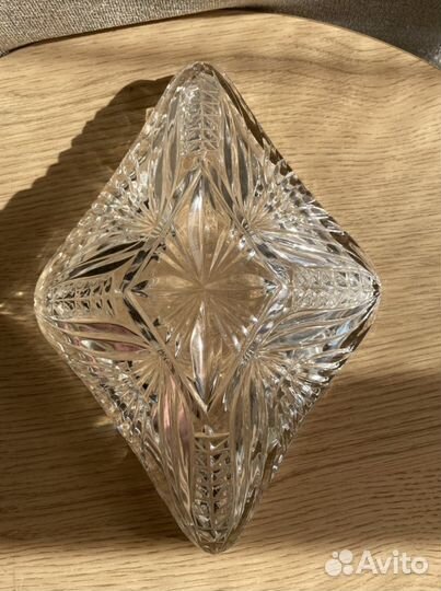 Салатник хрустальный