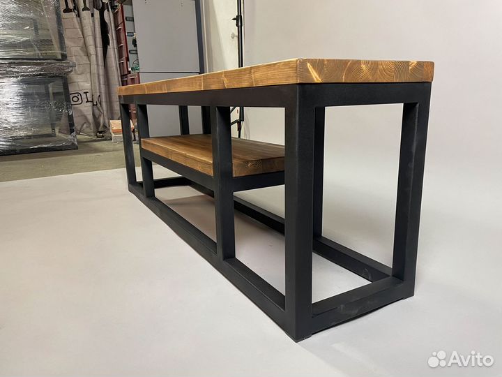 Консоль под тв в стиле лофт