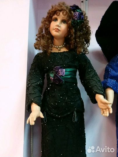 Авторская кукла воск в фарфоре, эпохи Великий Гетс