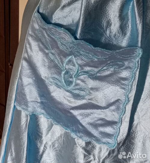 Атласный халат