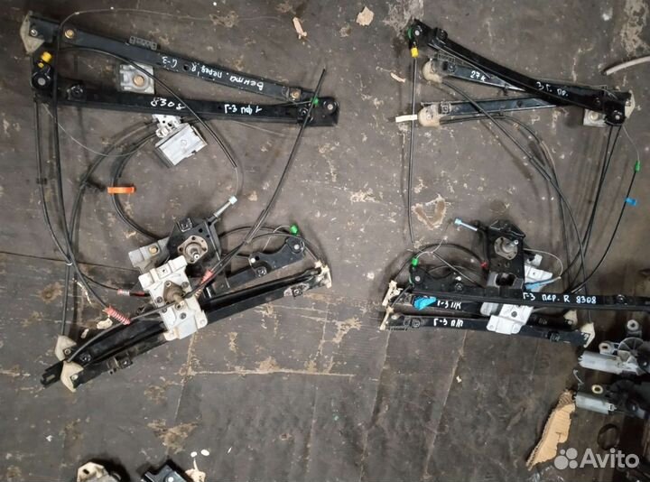 Стекло подъемники гольф-3, перед правый, левый