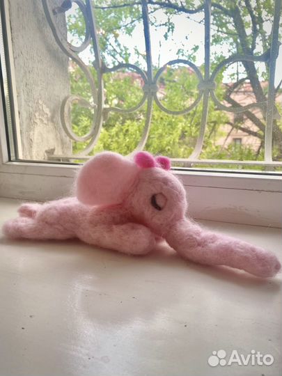 Слон из шерсти