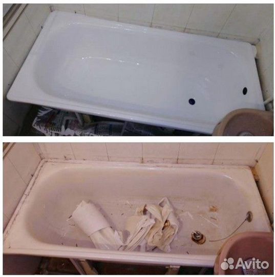 Реставрация ванн жидким акрилом ремонт ванны