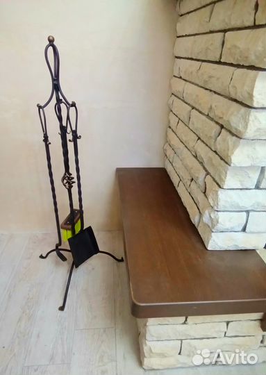 Кованый каминный набор