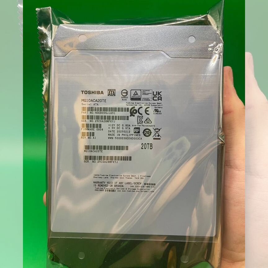 [MG10] Жесткий Диск 20 Tb Toshibaseriesaca20te