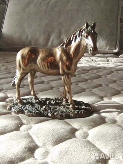 Статуэтка конь латунь