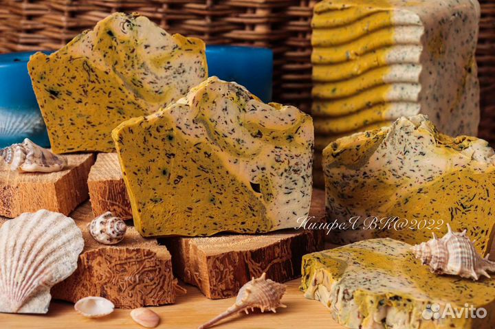 Мыло аюрведическое ручной работы, натуральное