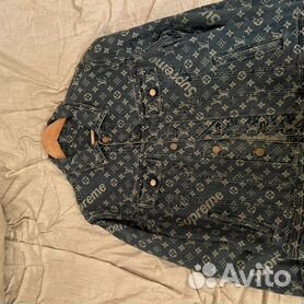 Jacket supreme hot sale louis vuitton