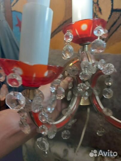 Хрустальное бра СССР