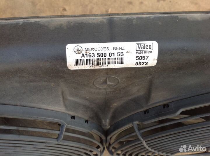 Диффузор в сборе Мерседес ML163 3.7 л