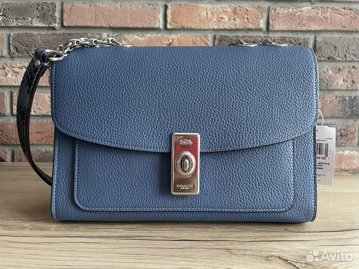 Coach Lane Shoulder Bag сумка кожа