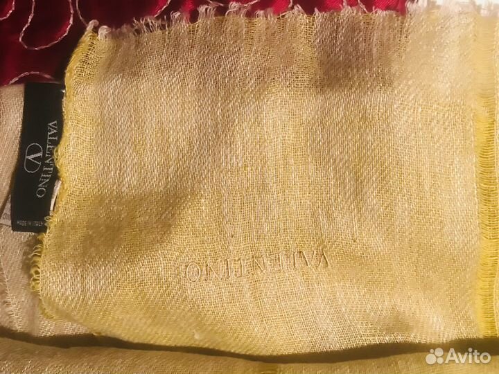 Летний шарф Valentino (Zilli ) оригинал лён