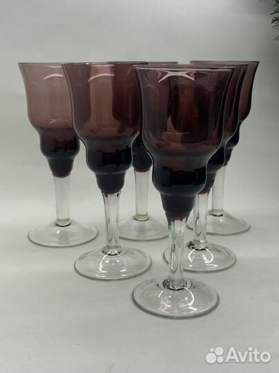 Рюмки СССР цветное стекло