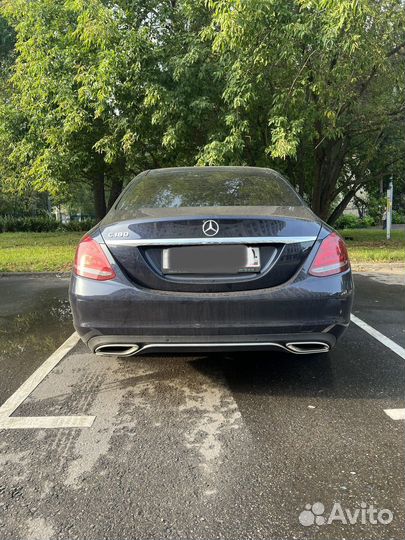 Задний бампер на mercedes w205