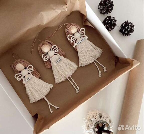 Ручная работа, куклы макраме, подарок