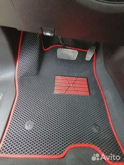 Автоковрик EVA в Хëндай Элантра 3D с бортами