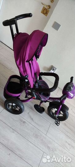 Велосипед с родительской ручкой