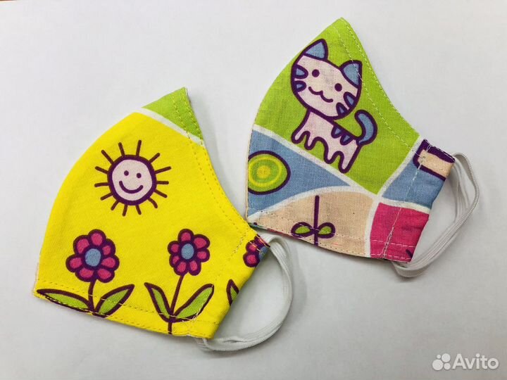 Маска х/б многоразовая