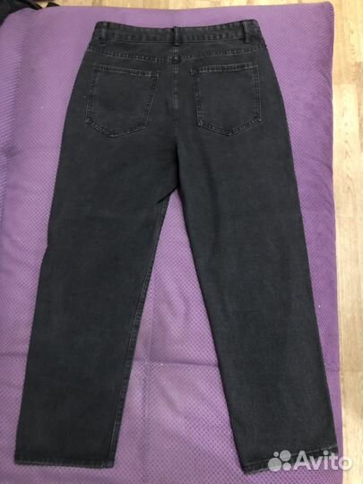 Джинсы прямые широкие 44-46/L