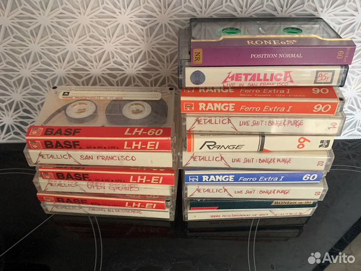 Кассеты с записью 50 шт за 1500