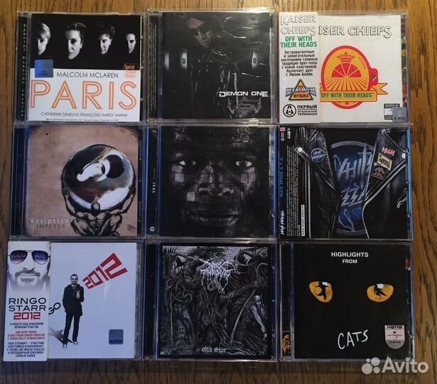 Музыкальные cd диски (лицензия)