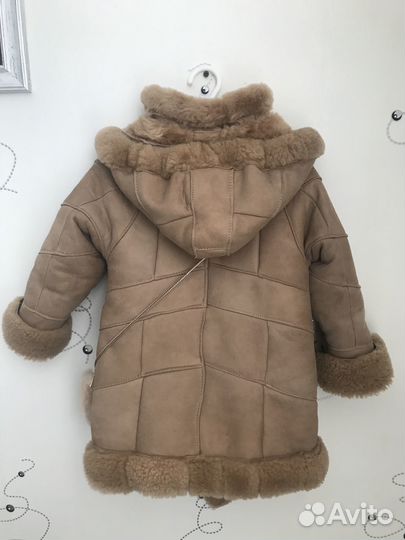 Дублёнка натуральная, 2-3 года, Турция