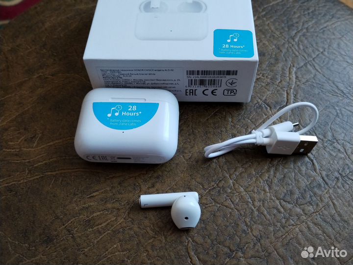 Левый наушник honor choice Earbuds X