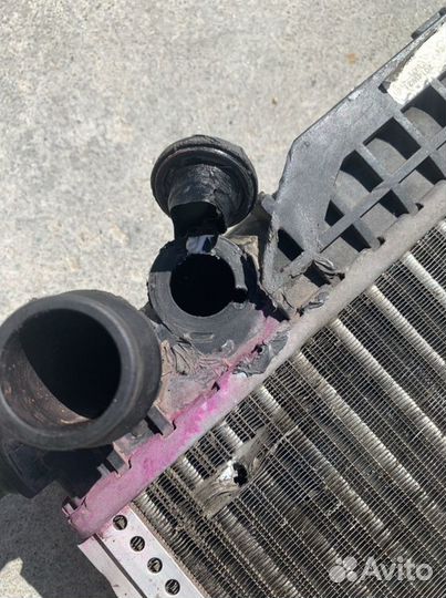 Радиатор основной vw passat b5+ 1.8t AT