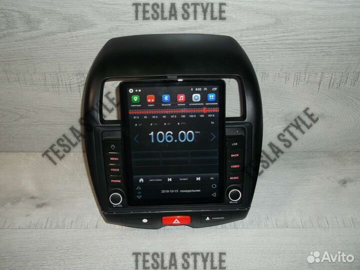 Магнитола Mitsubishi Asx Tesla 2/32 Android GPS
