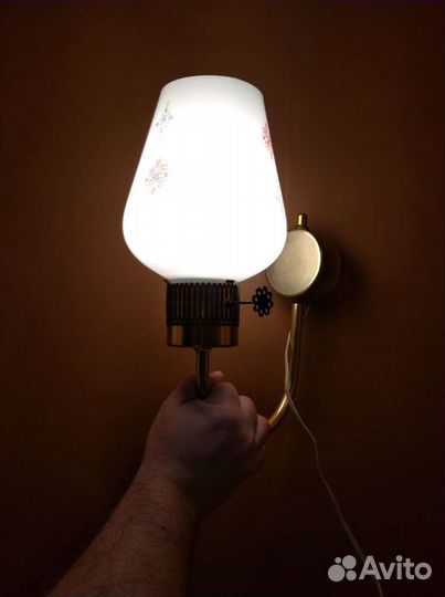 Светильник настенный (бра), СССР, 1978 год