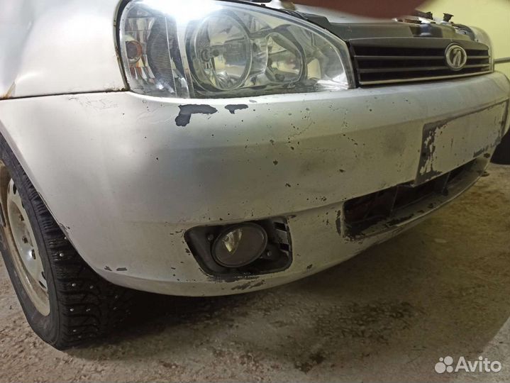 Передний бампер Ваз Калина 1