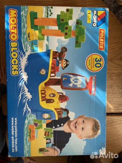 Набор «Пиратский корабль» + конструктор Полесье