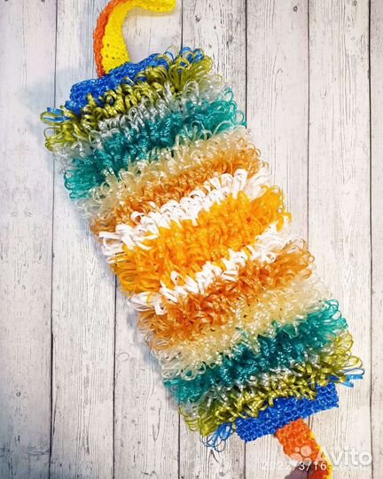 Мочалка ручной работы