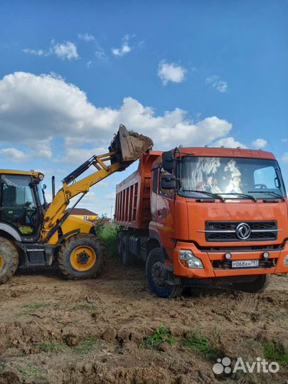 Вывоз грунта самосвалами