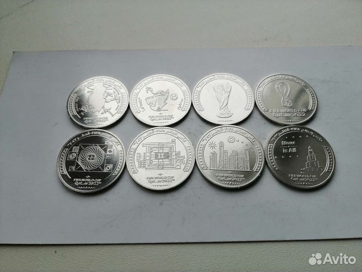 Монеты на тему спорта, футбол, хоккей, Олимпиады