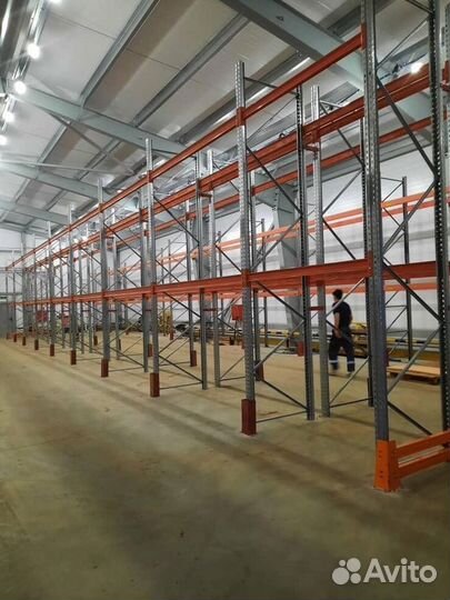 Фронтальные стеллажи паллетные Медведь Бу № 8918