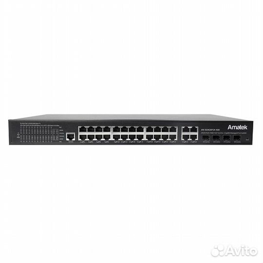 Коммутатор 24 портовый PoE (AN-SGM28P24-400)