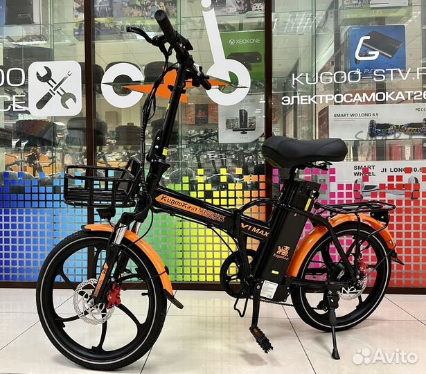 Электровелосипед Kugoo v1 max