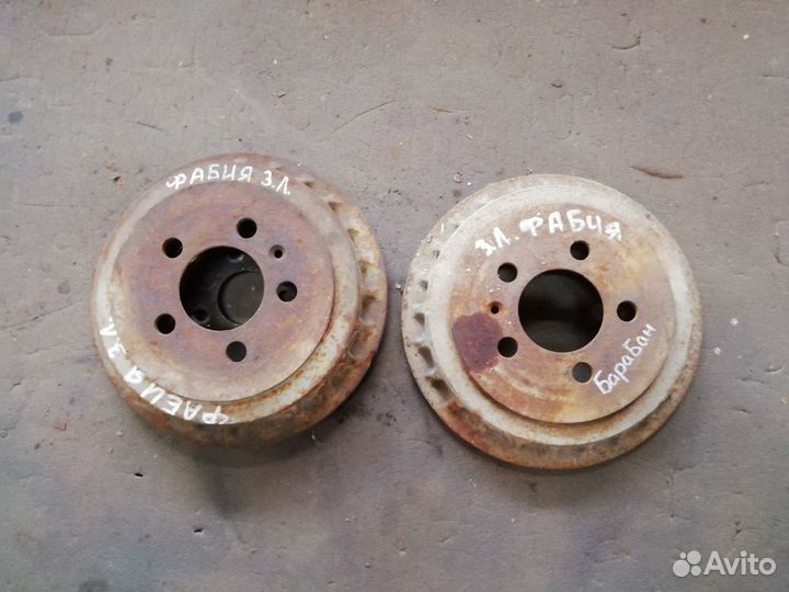 Skoda Fabia 07-15 г Барабан тормозной