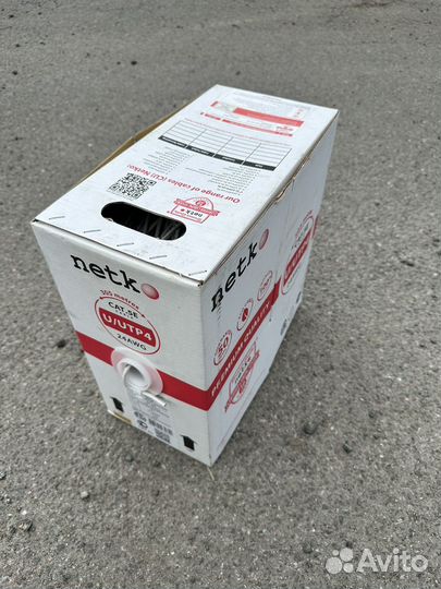 Кабель U/UTP cat.5e, 4 пары, 24 AWG Netko 305м