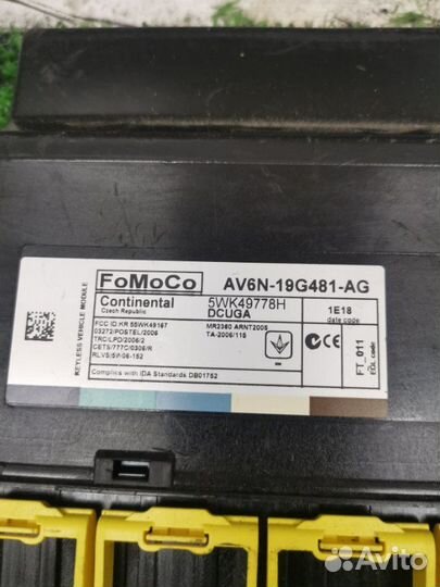 Блок комфорта Ford C-Max хетчбек 1.6 jqda 2011