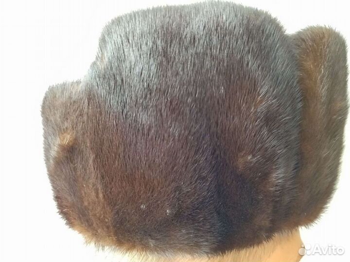 Норковая шапка мужская