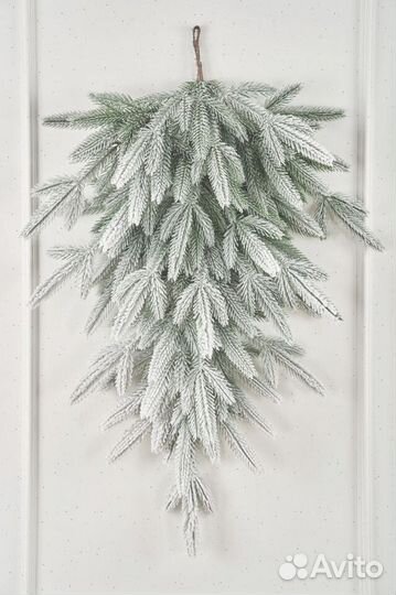 Капля из хвои Кассиопея заснеженная 115 см