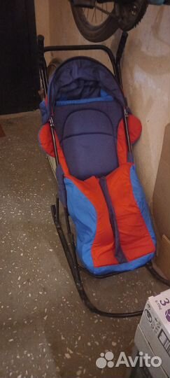 Санки-коляска