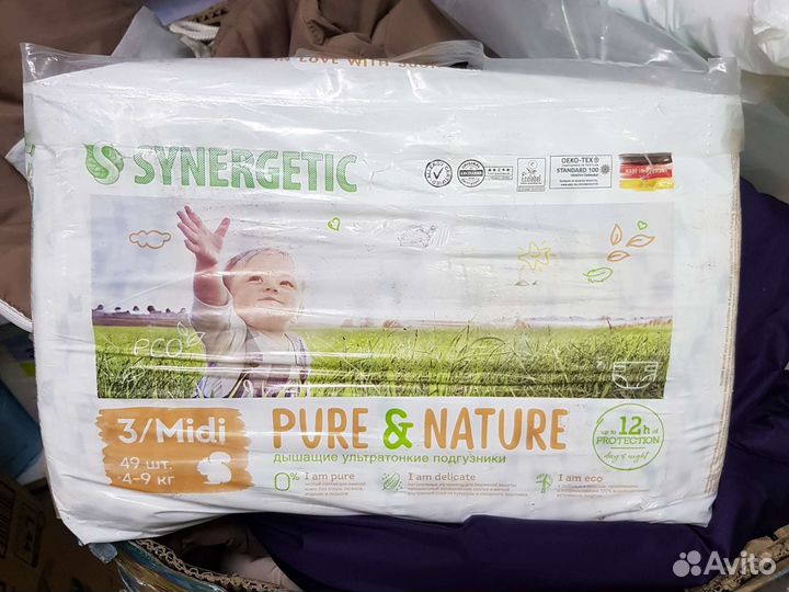 Подгузники synergetic 3