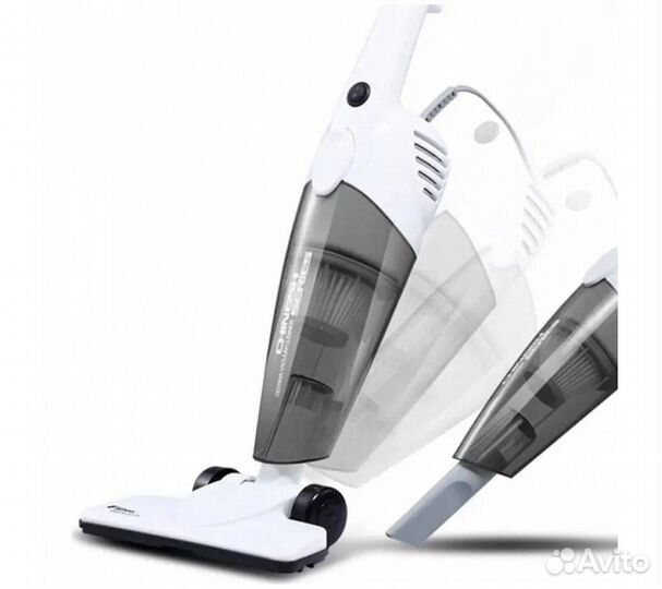 Пылесос Deerma DX118C, белый/серый RU