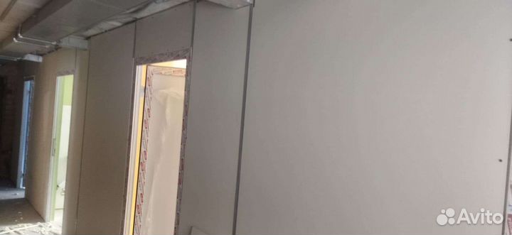 Монтаж Армстронга грильятто перегородок гкл гвл