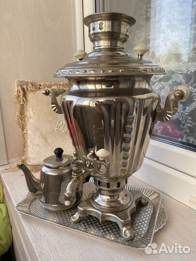 Самовар электрический СССР 1962г и заварник