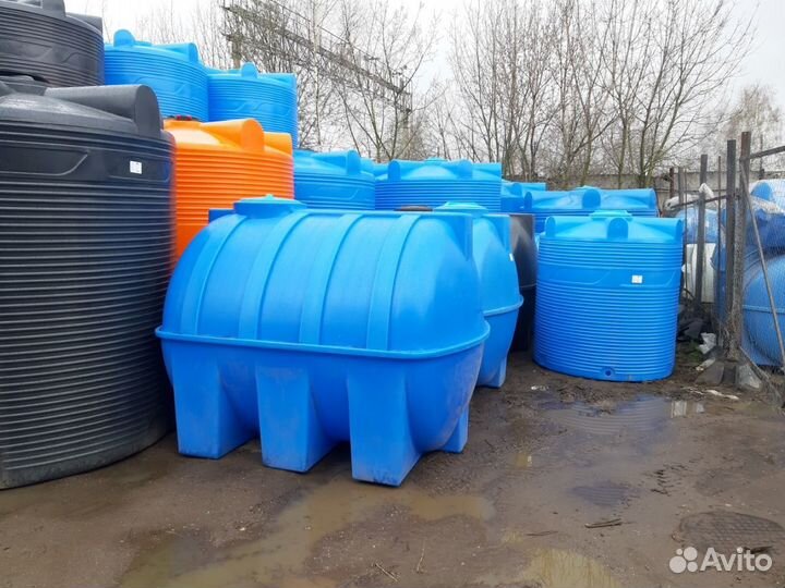Пластиковые баки бочки для дома дачи дизеля 10000л