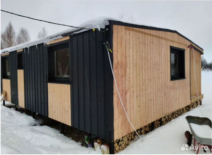 Каркасный теплый дом с доставкой 110 м кв, арт. бх-4684